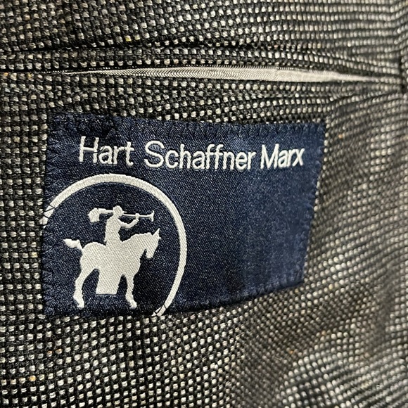 Classic Hart Schaffer Marx Black Unlined Blazer - Like New! - Picture 3 of 4